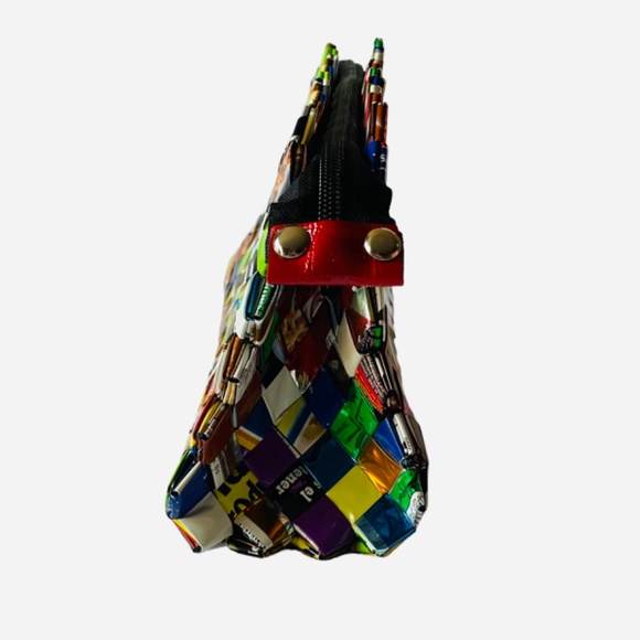 Nahui Ollin | Women's Candy Wrapper Clutch - Picture 5 of 15